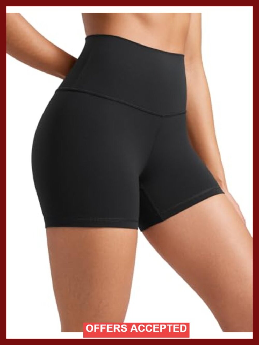 Butterluxe Biker Shorts 4'' High Waisted Yoga